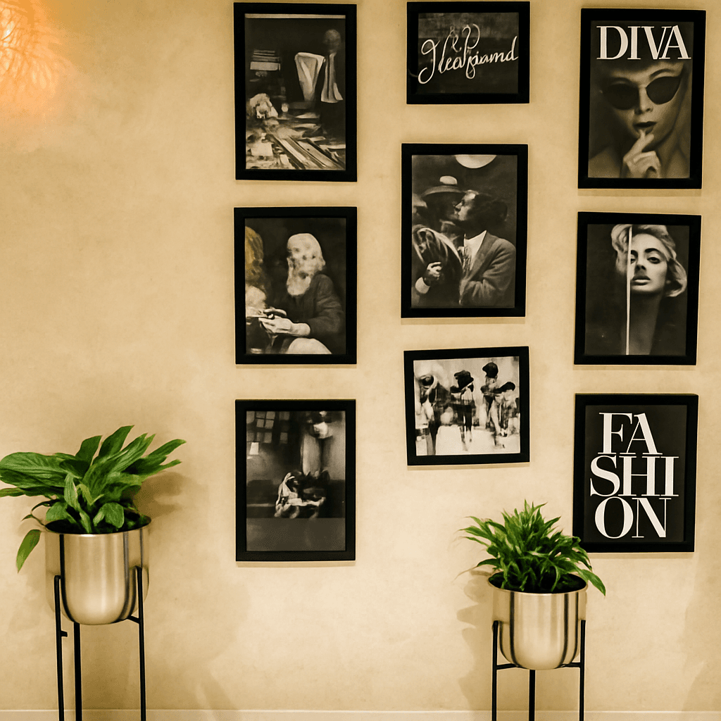 Articery salon wall art and decor