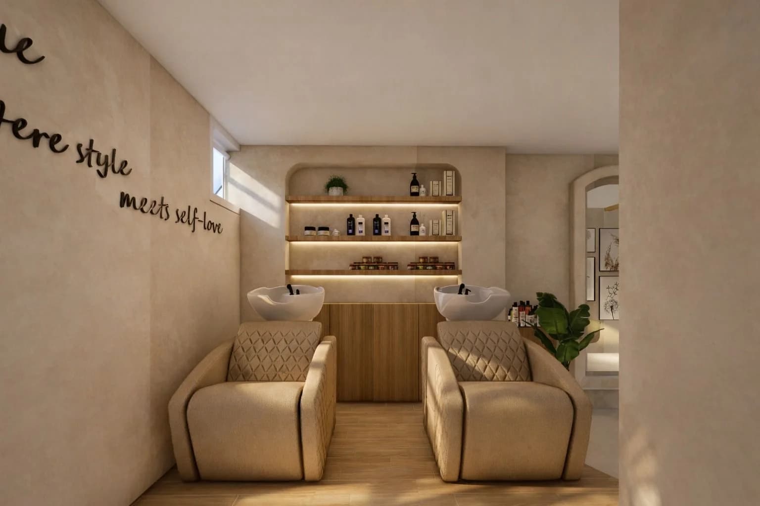 Articery Salon wash station